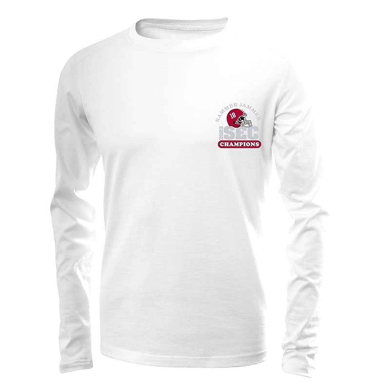 2023 Alabama SEC Champions Retro Helmet Long Sleeve T-Shirt