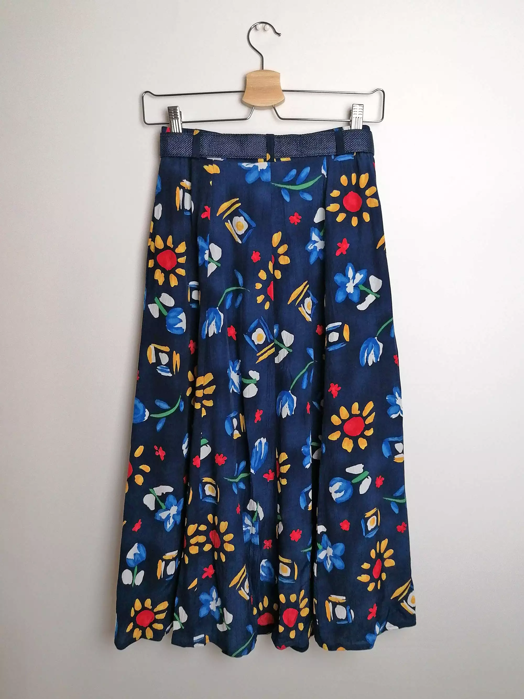 90's ERFO High Waist Skirt Floral print - size S / 36