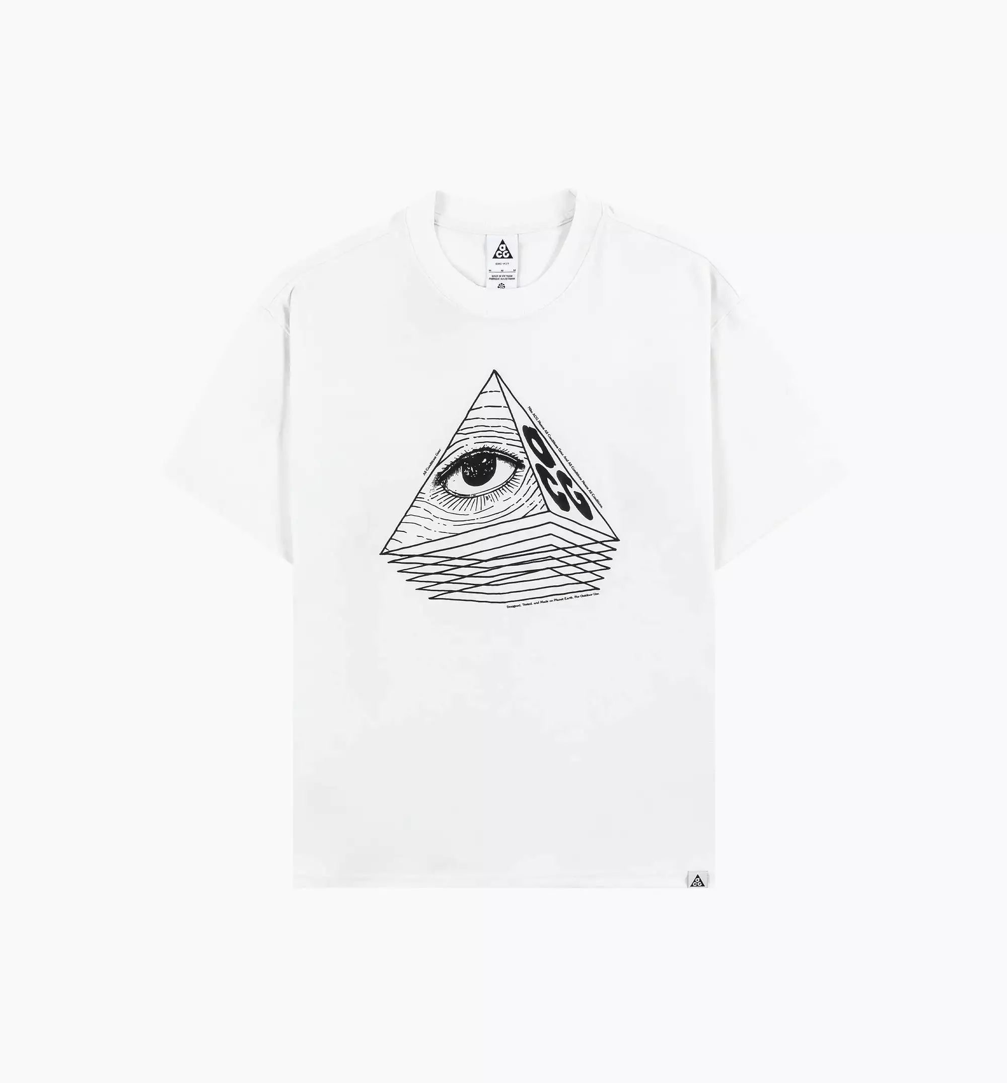 ACG Changing Eye Mens Short Sleeve Shirt - White