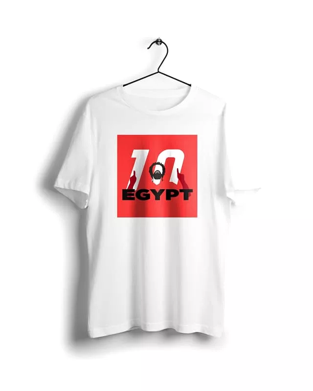 ACON Egypt Mo Salah - Digital Graphics Basic T-shirt White