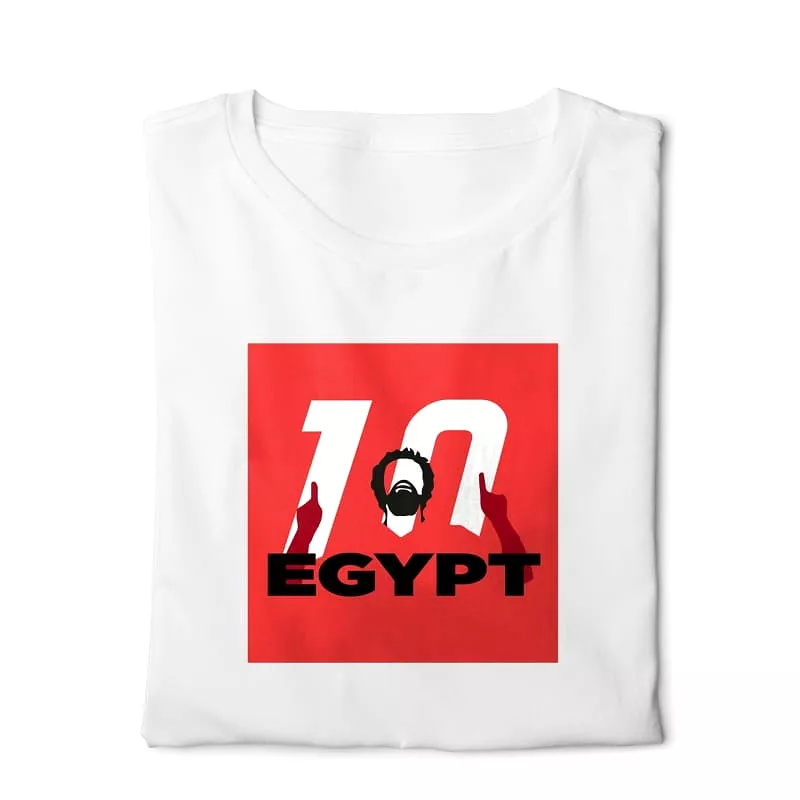 ACON Egypt Mo Salah - Digital Graphics Basic T-shirt White