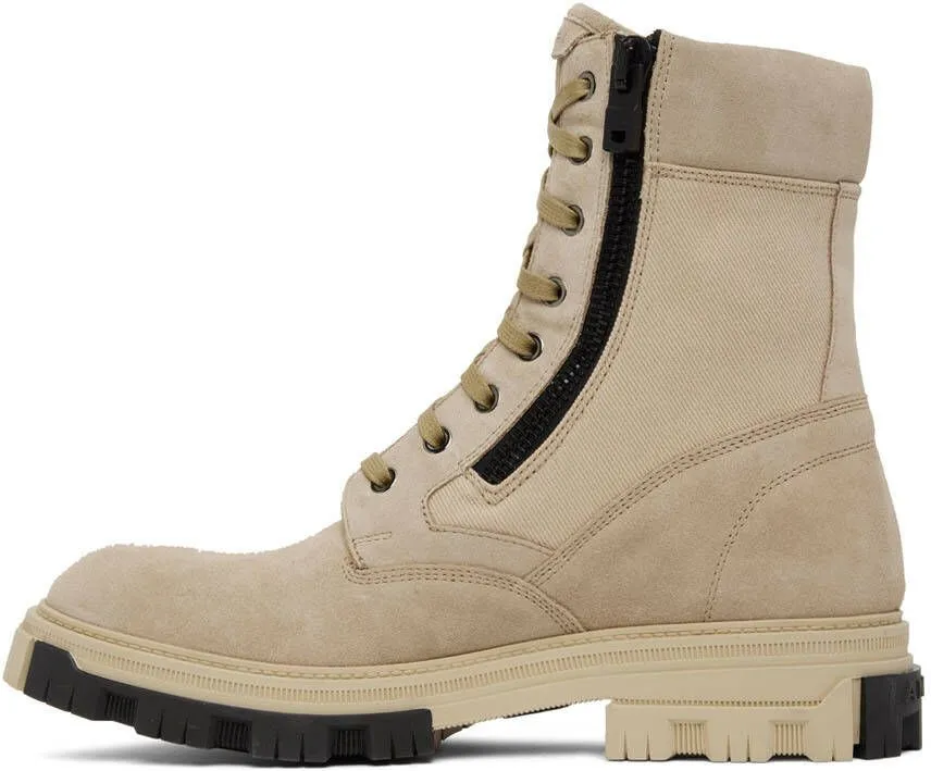 AMIRI Tan Military Combat Boots