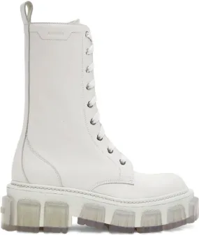 AMIRI White Lug Combat Boots