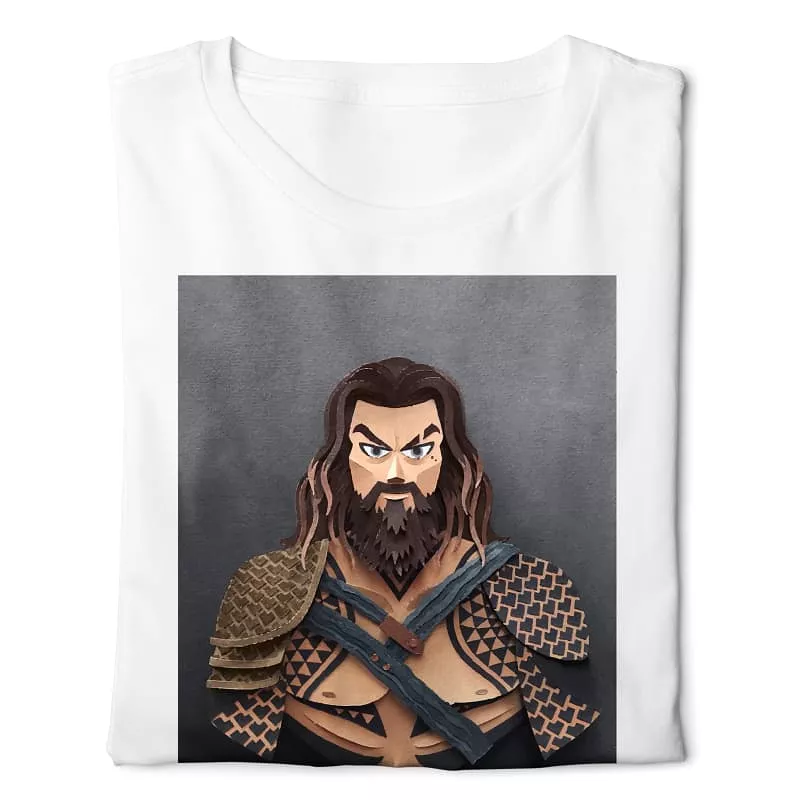 Aquaman -Digital Graphics Basic T-shirt White