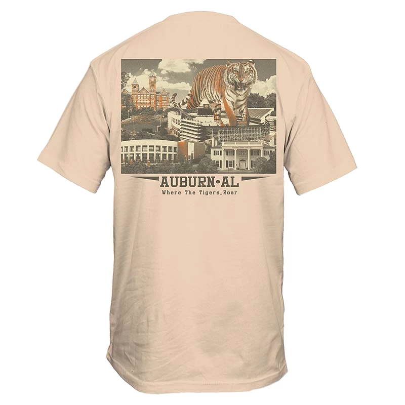 Auburn Mascot Stadium Short Sleeve T-Shirt