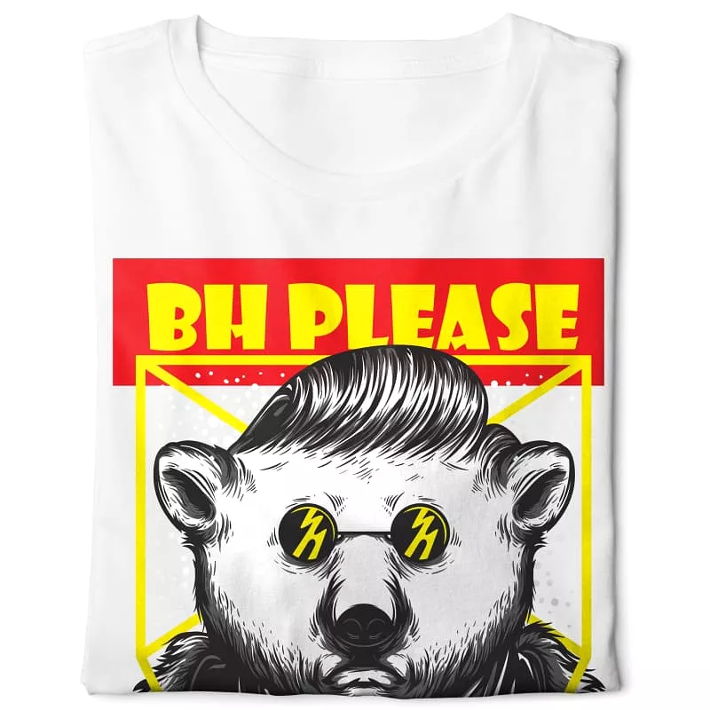 Bear BH please - Digital Graphics Basic T-shirt White