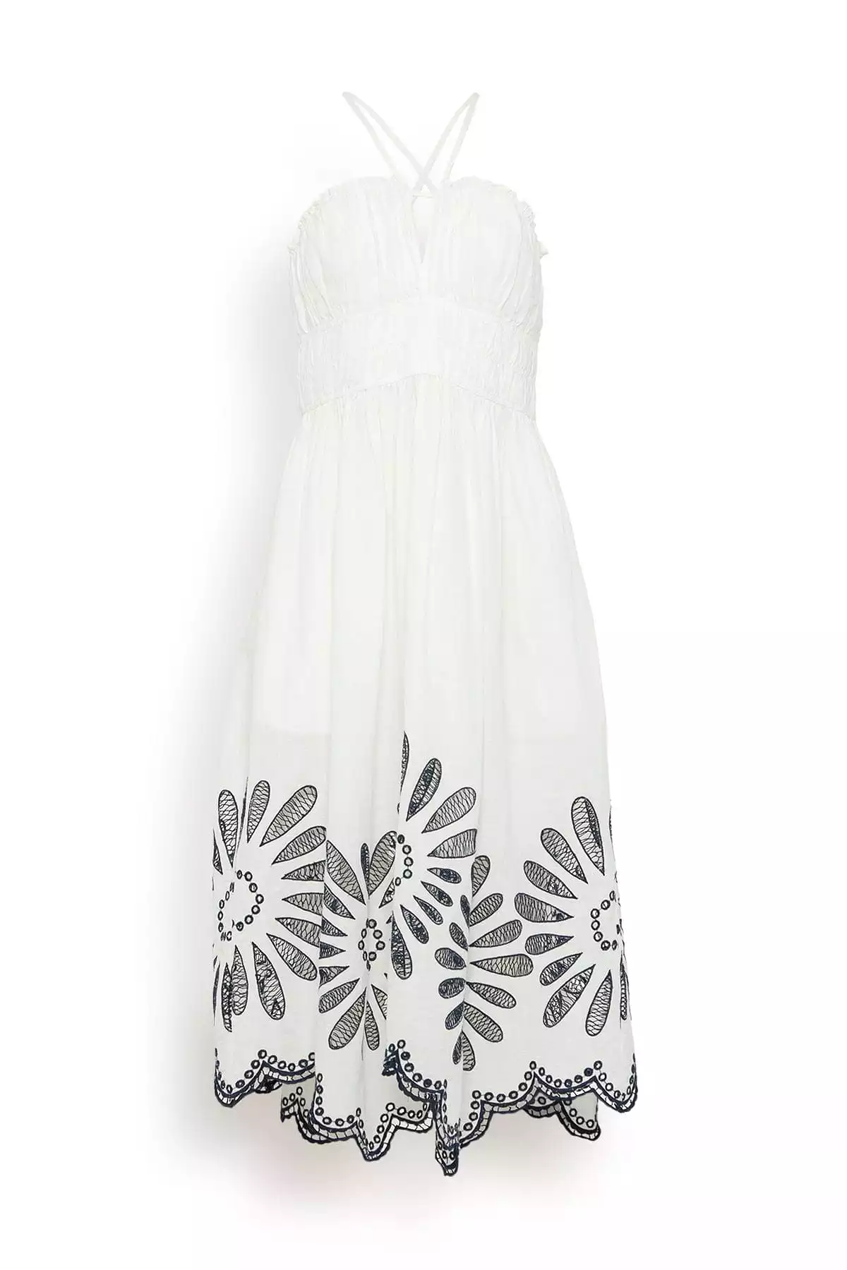 Beatrice Dress in Porcelain