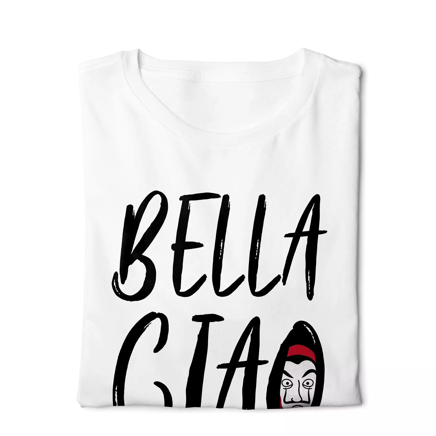 Bella Ciao La Casa De Papel - Digital Graphics Basic T-shirt White