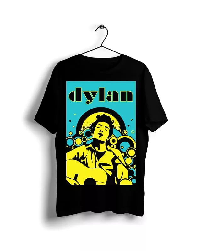 Bob Dylan - Digital Graphics Basic T-shirt black