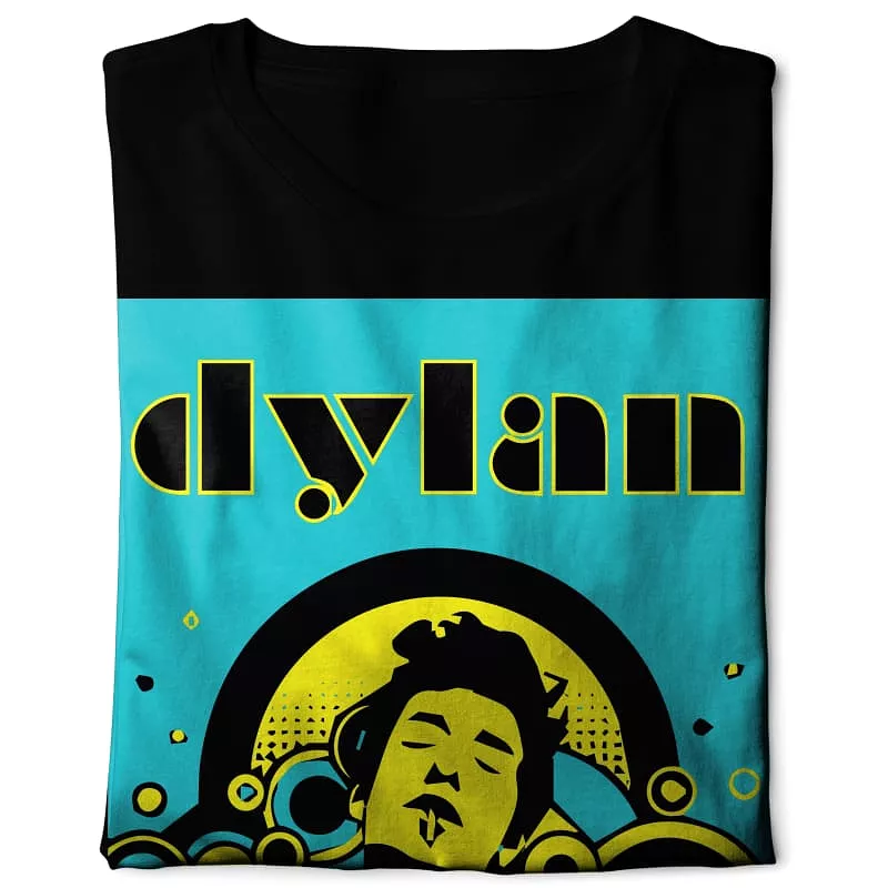 Bob Dylan - Digital Graphics Basic T-shirt black