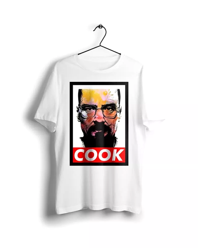 Breaking Bad - Cook Heisenberg - Digital Graphics Basic T-shirt White