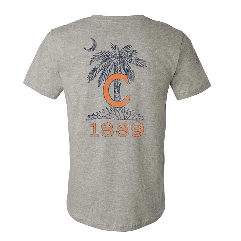 Clemson 1889 Palm Short Sleeve T-Shirt