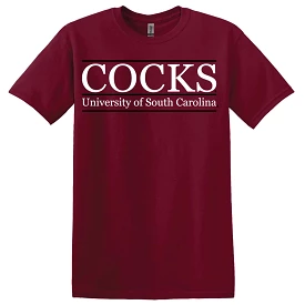 Cocks White and Black Short Sleeve T-Shirt