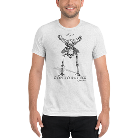 CONTORTURE Short sleeve CONTORTION t-shirt: CLASSIC BLACK