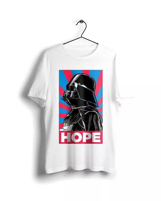 Darth Vader Hope - Digital Graphics Basic T-shirt White