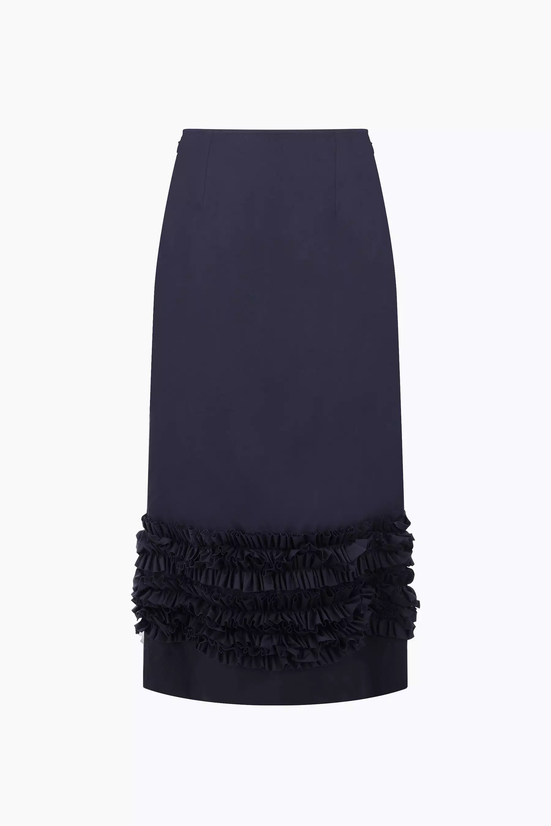 Delia poplin skirt