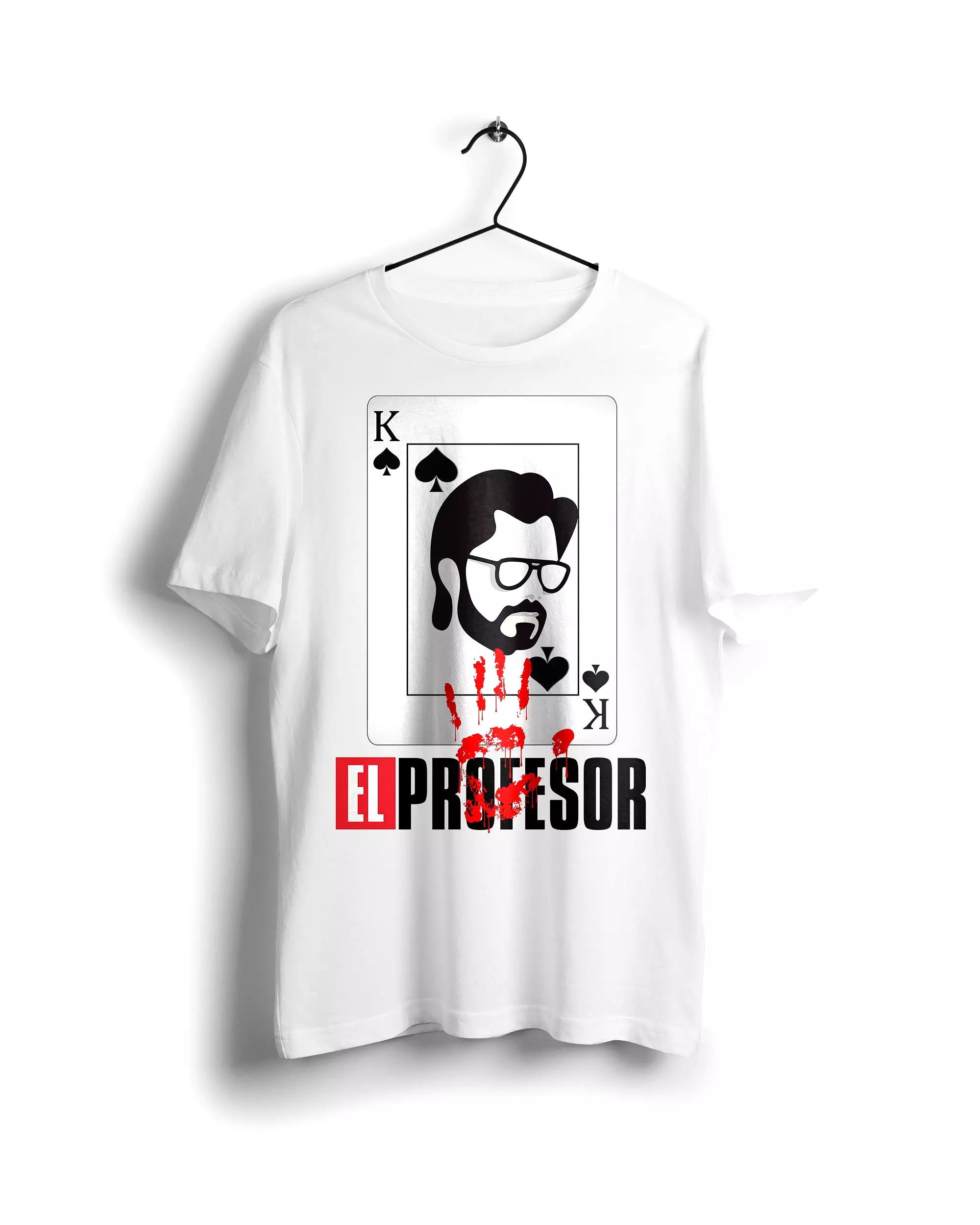 El Professor La Casa De Papel - Digital Graphics Basic T-shirt White