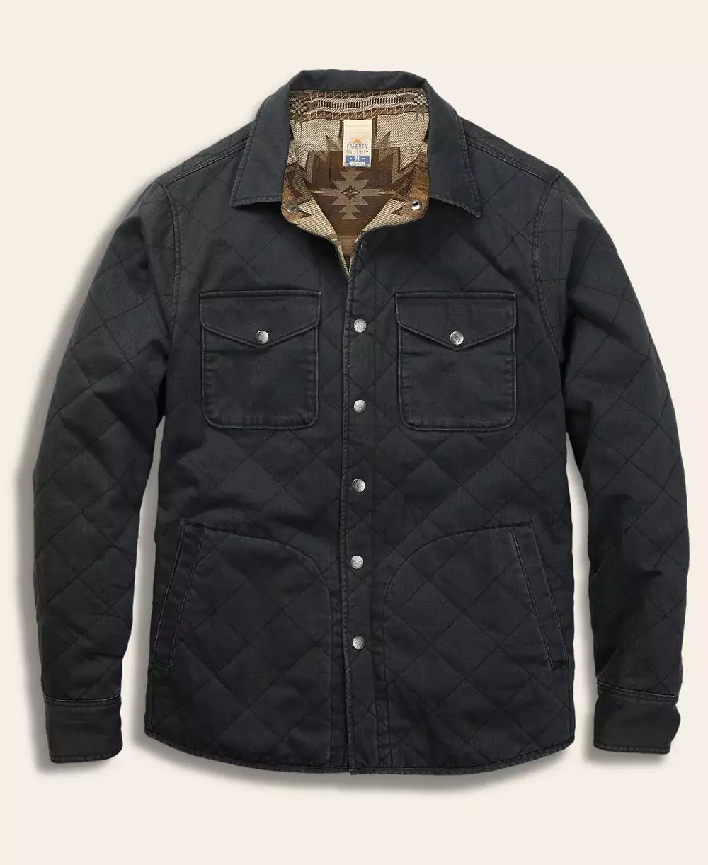 FAHERTY Doug Good Feather Reversible Bondi Jacket