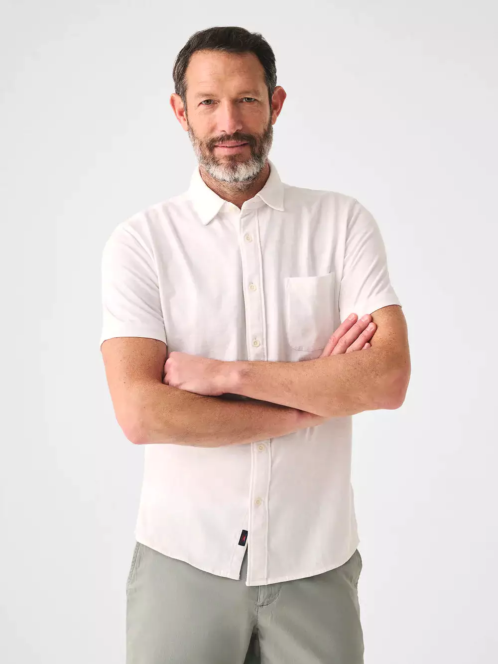 FAHERTY Short-Sleeve Knit Seasons Shirt