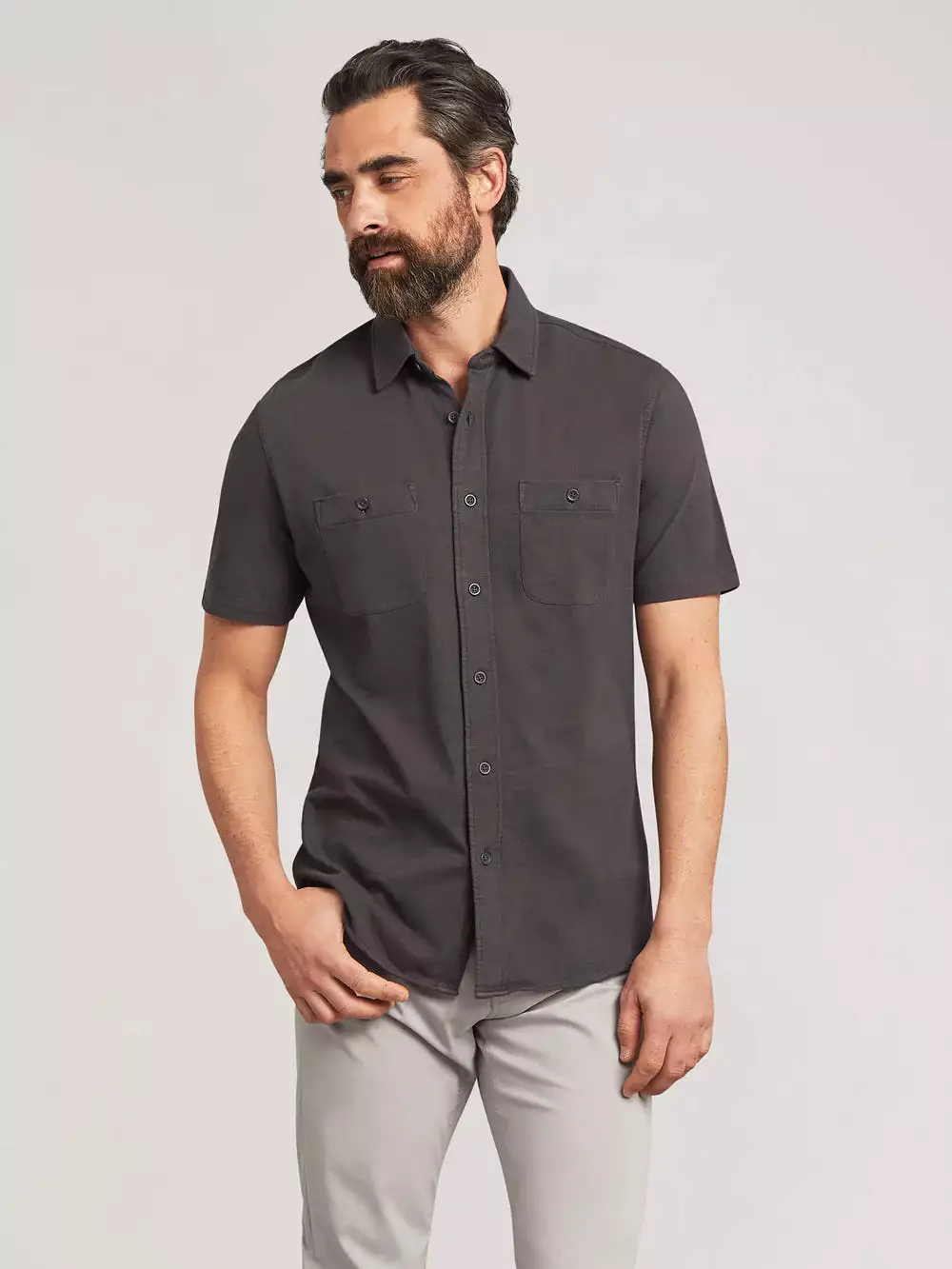 FAHERTY Short Sleeve Knit Seasons Shirt