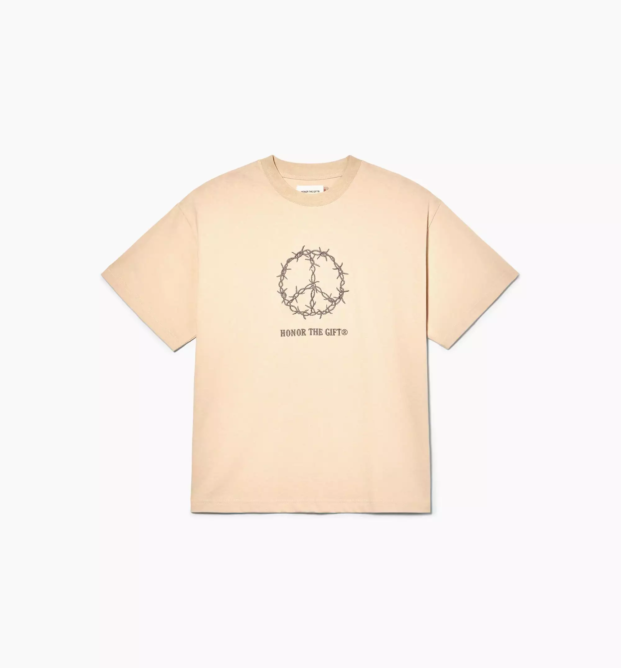 Fall 2016 Tee Mens Short Sleeve Shirt - Beige