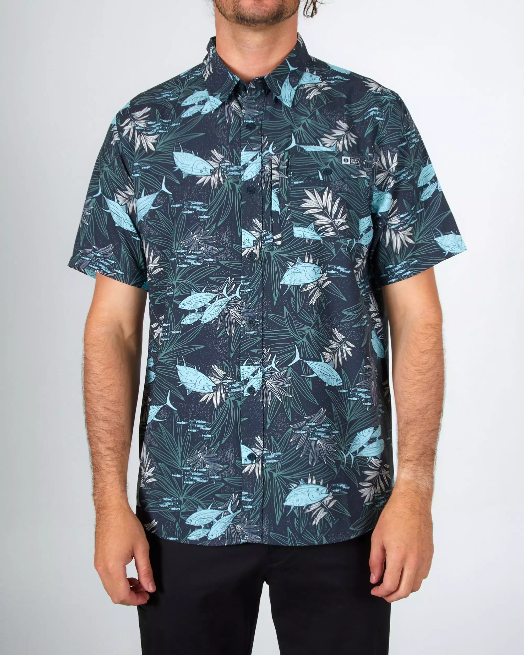 Feeding Frenzy UV Woven Shirt Men's