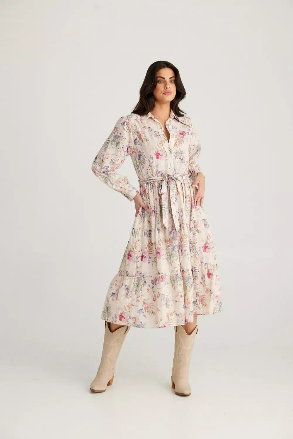 FLOWER CHILD MIDI DRESS