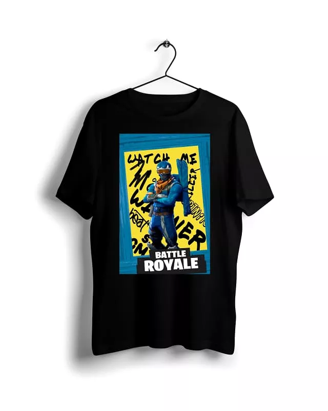 Fortnite  blue- Digital Graphics Basic T-shirt black