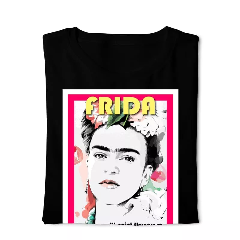 Frida Kahlo - Digital Graphics Basic T-shirt black