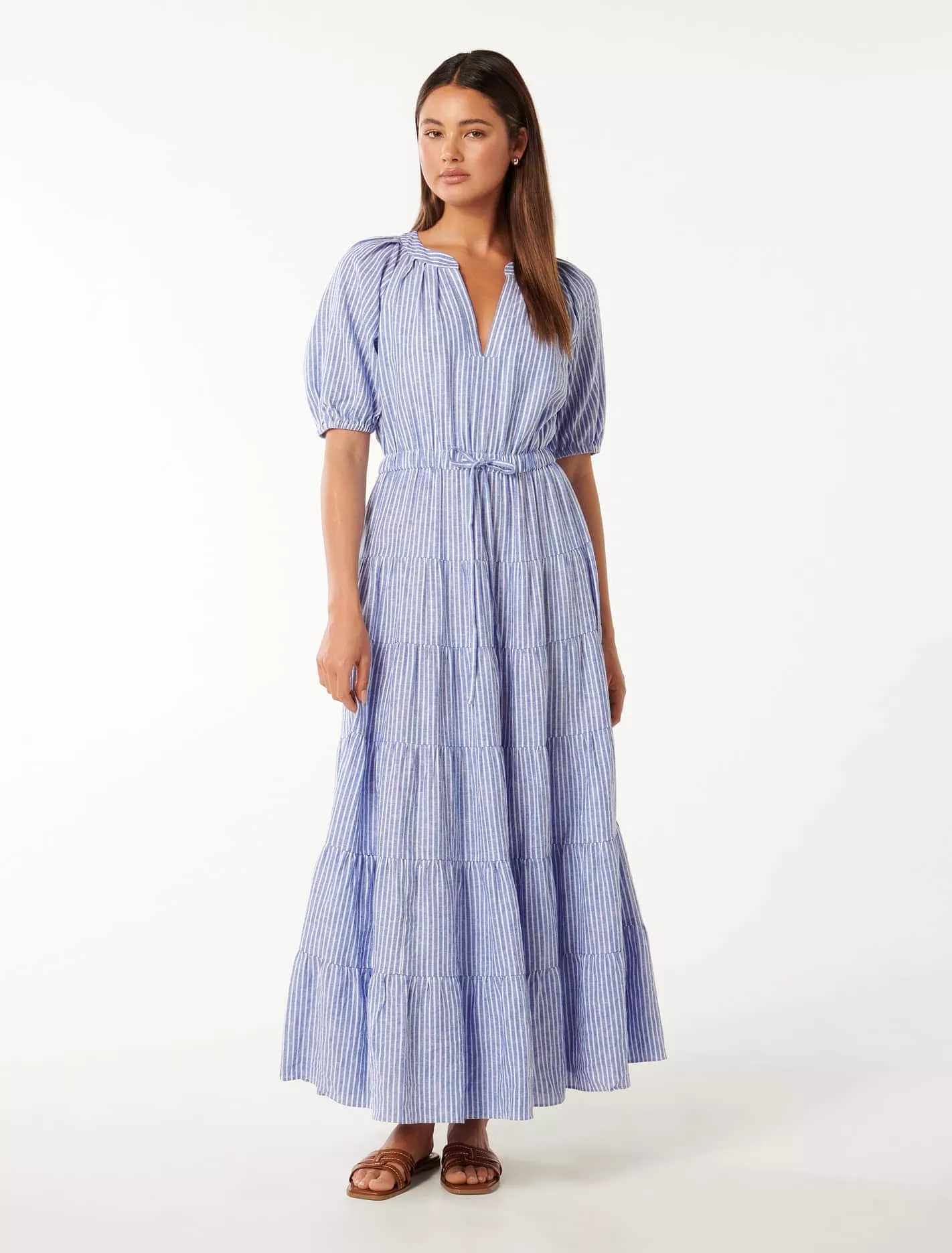 Gabbie Tiered Midi Dress