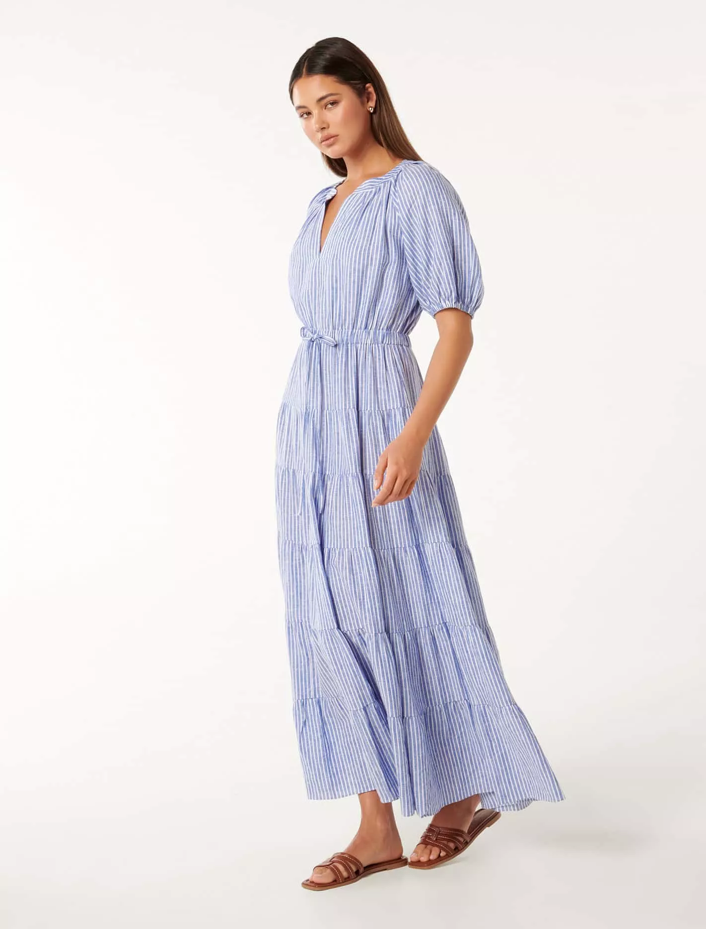 Gabbie Tiered Midi Dress