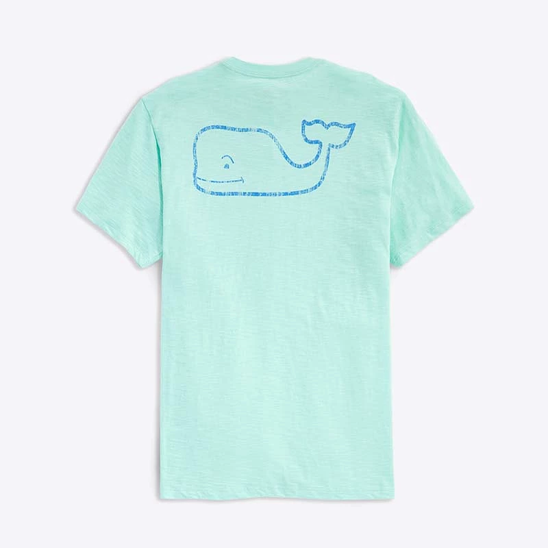 Garment Dyed Slub Vintage Whale Short Sleeve T-Shirt