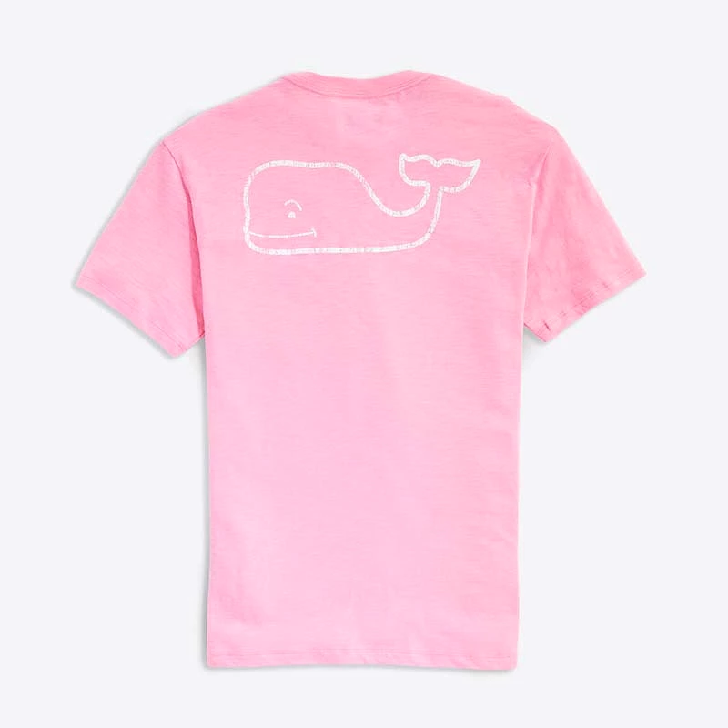 Garment Dyed Slub Vintage Whale Short Sleeve T-Shirt