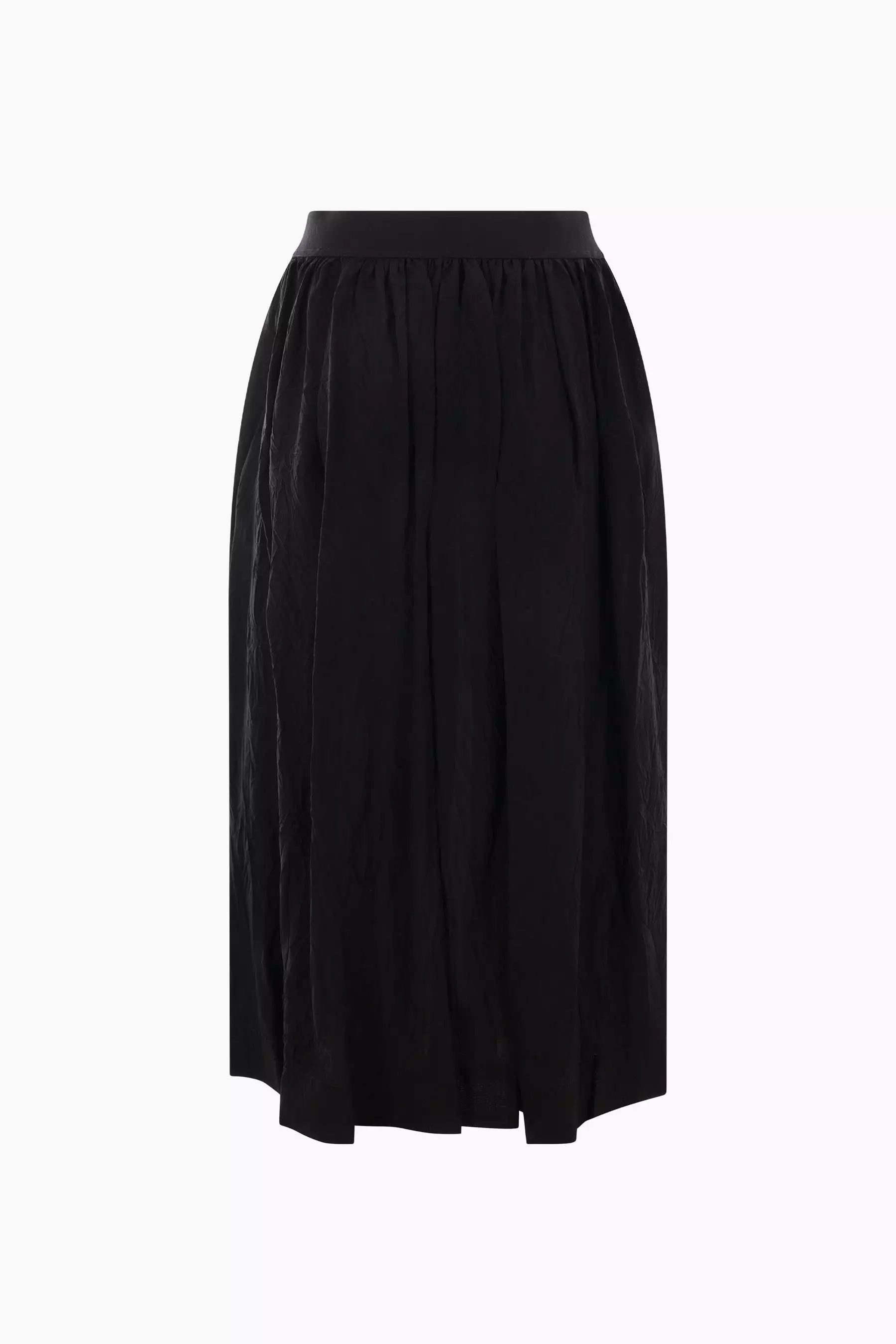 Gillian wrinkled pleated viscose skirt