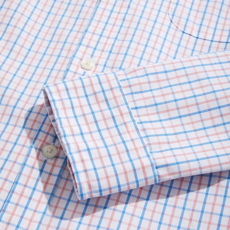 Gingham Poplin Button Down Shirt