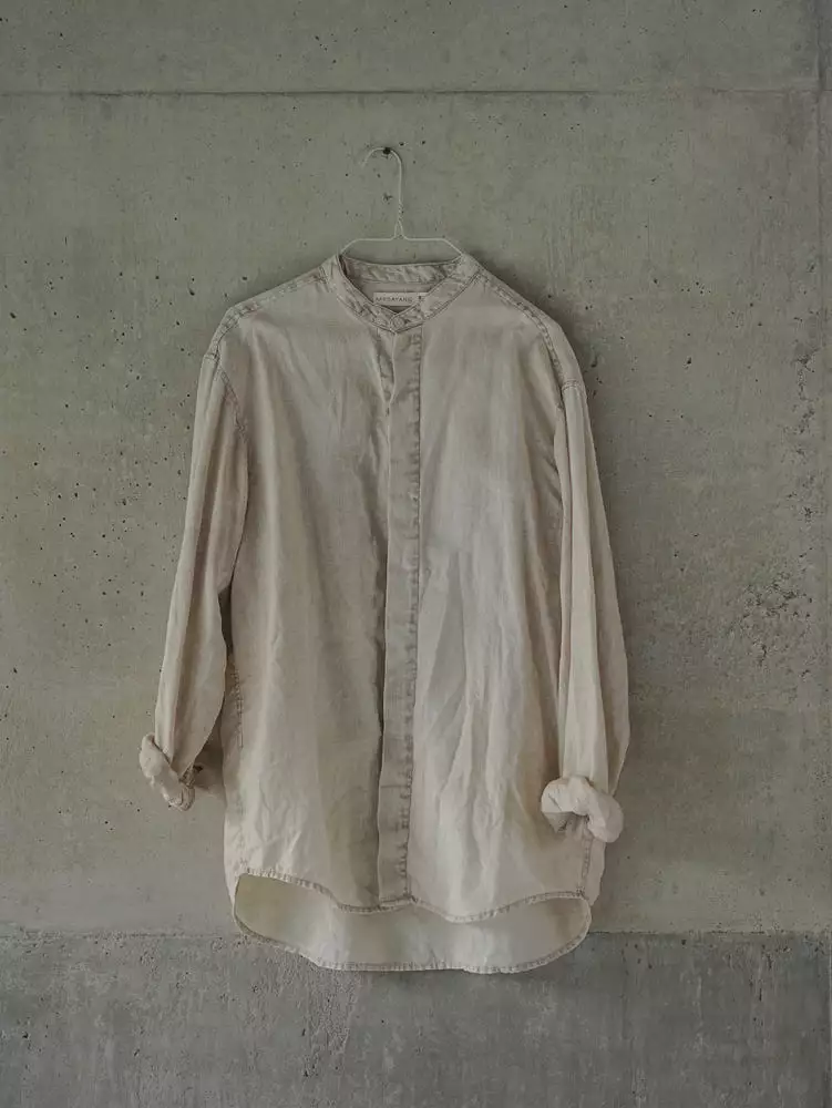 HARI   [ day  ] - men shirt  handmade 100% LINEN