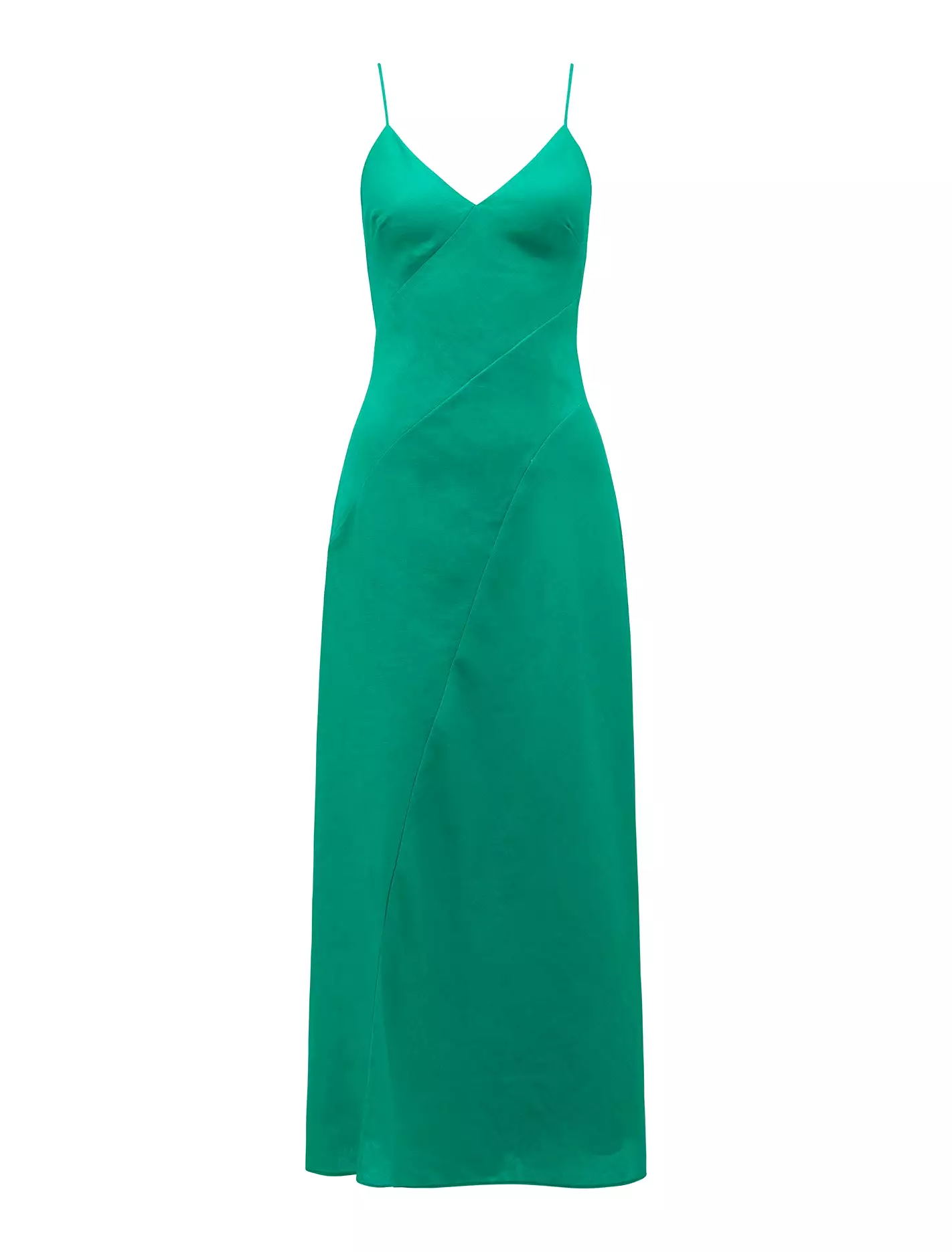 Hattie Asymmetric Seam Midi Dress