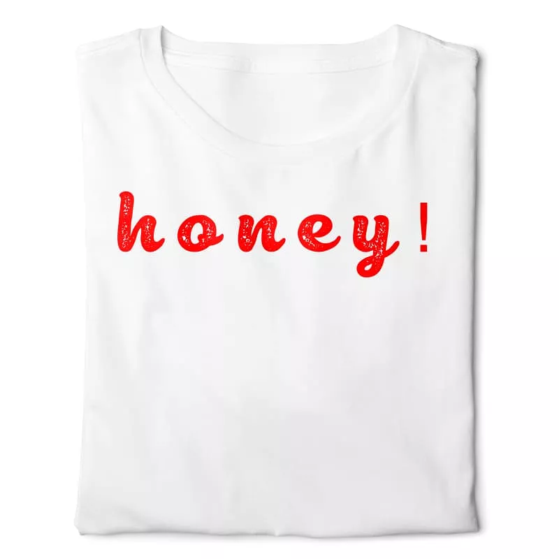 Honey Woman - Digital Graphics Basic T-shirt White