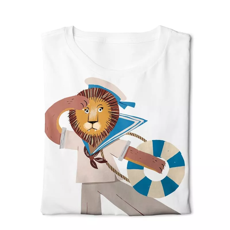 Horoscope Leo- Digital Graphics Basic T-shirt White