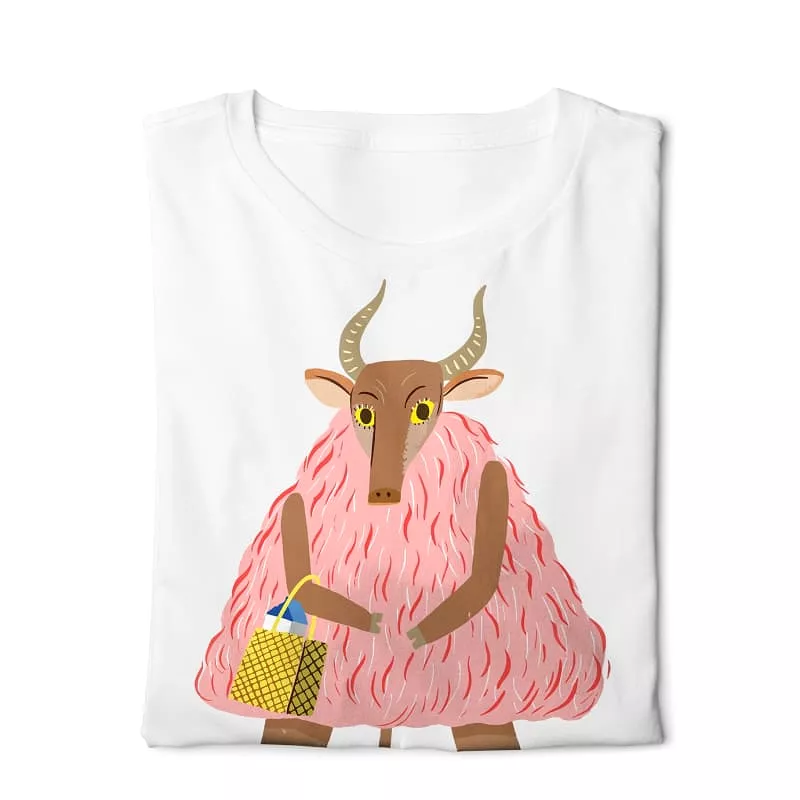 Horoscope Taurus- Digital Graphics Basic T-shirt White