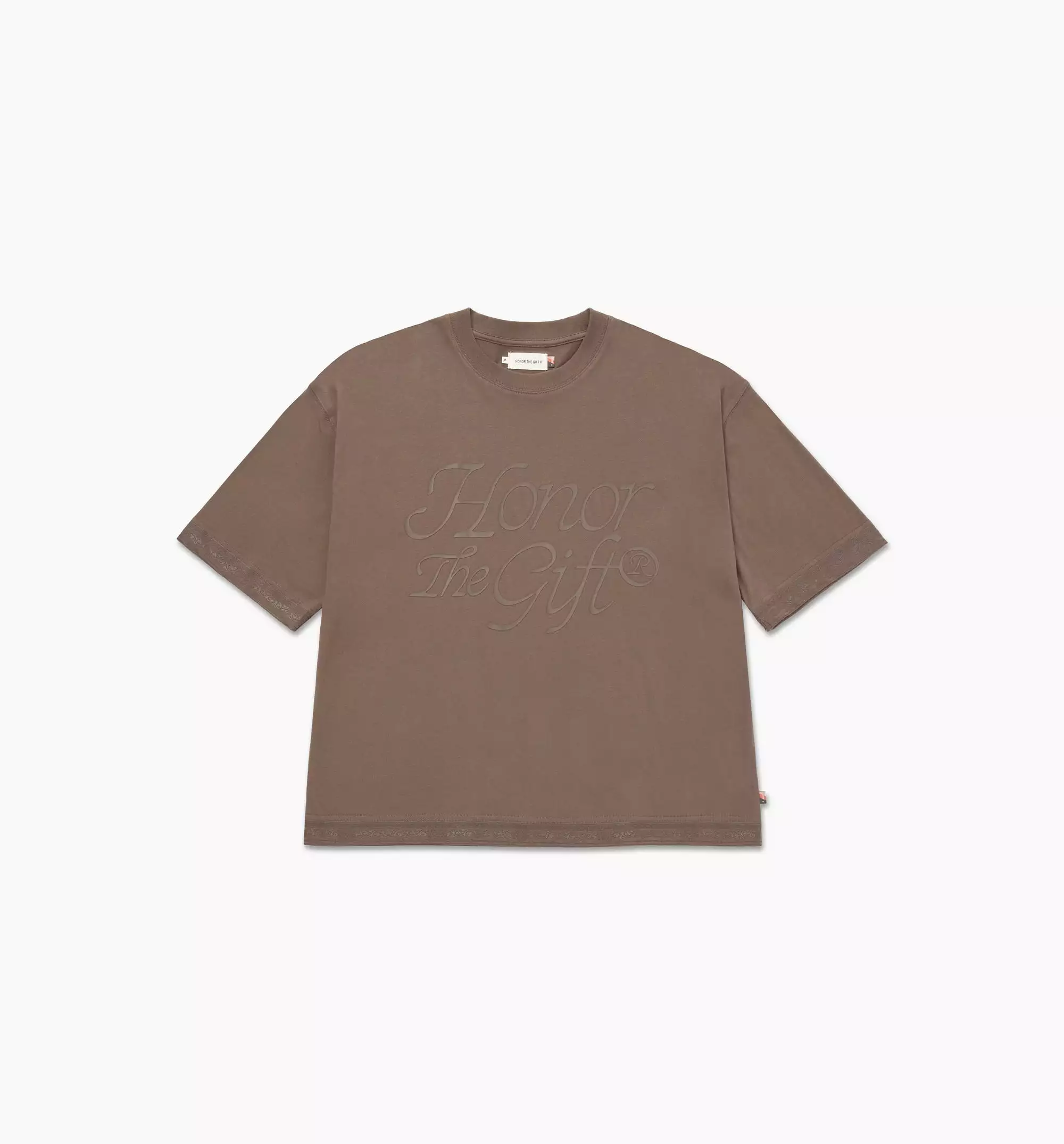 HTG Box Mens Short Sleeve Shirt - Brown