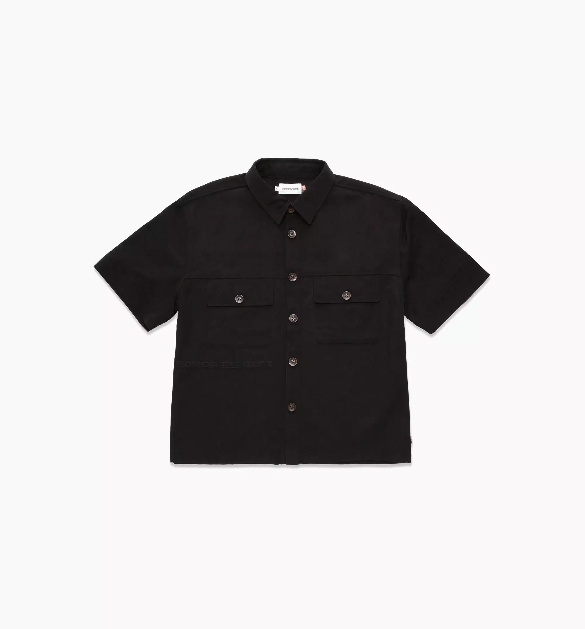 HTG Shop Mens Short Sleeve Shirt - Black