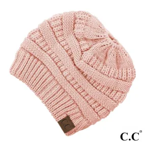 Indi Pink C.C Messy Beanie Bun