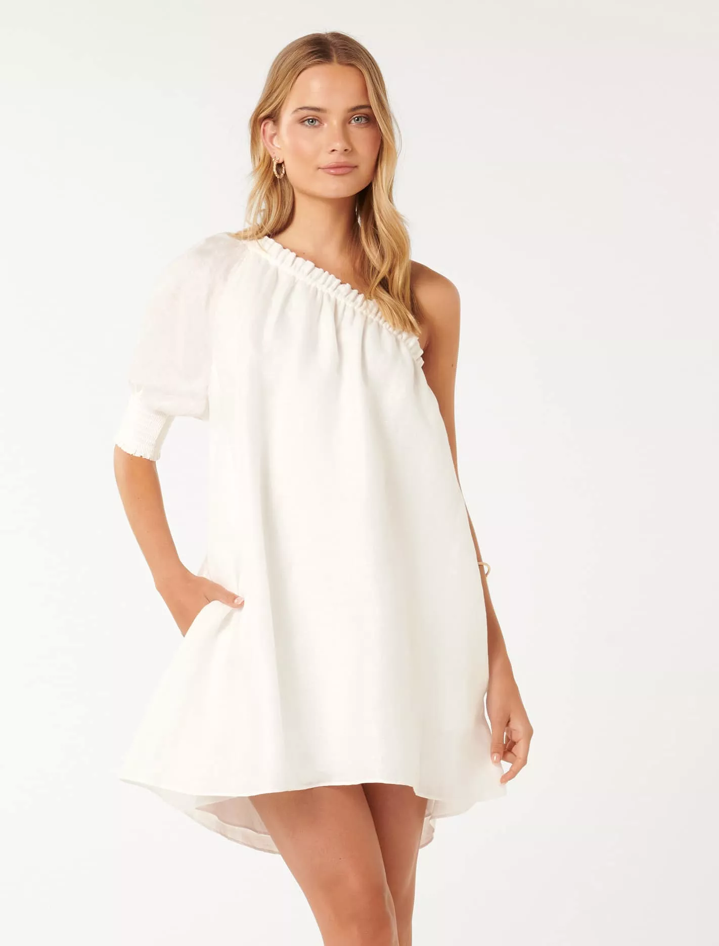 Isabelli One-Shoulder Mini Dress