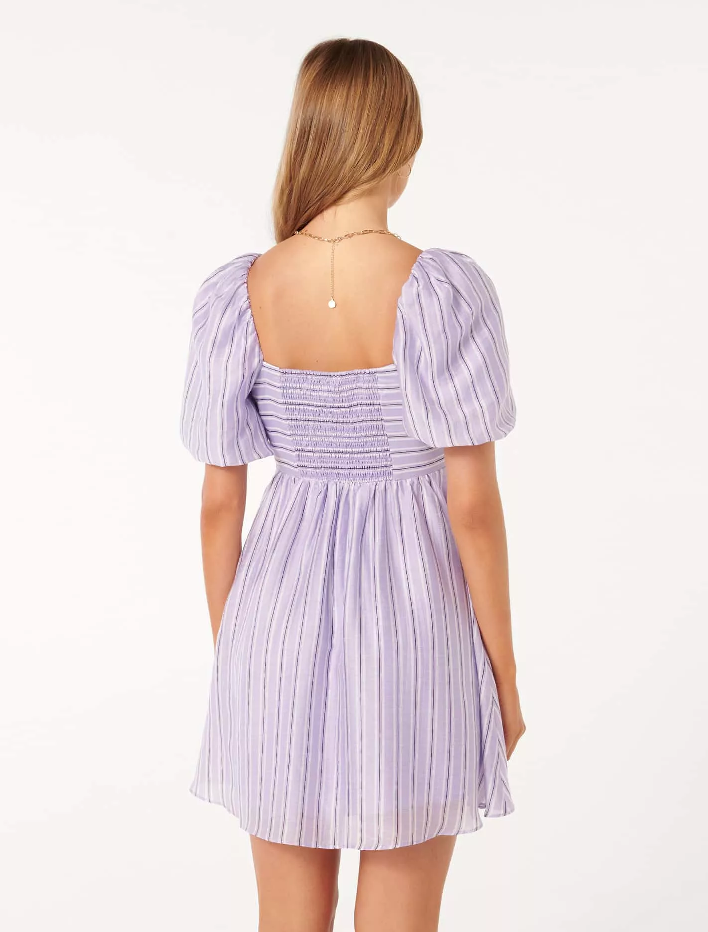 Janice Stripe Mini Dress