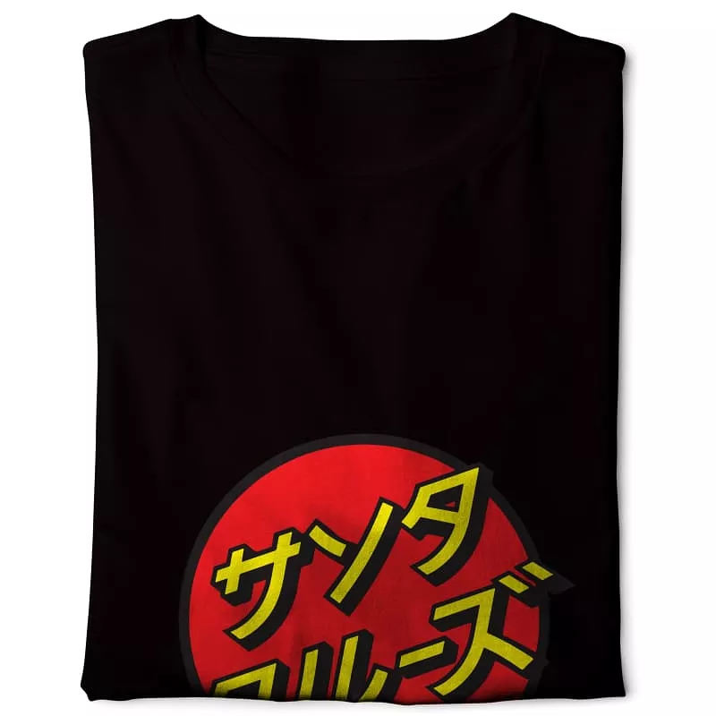 Japanese Santa Cruz - Digital Graphics Basic T-shirt black