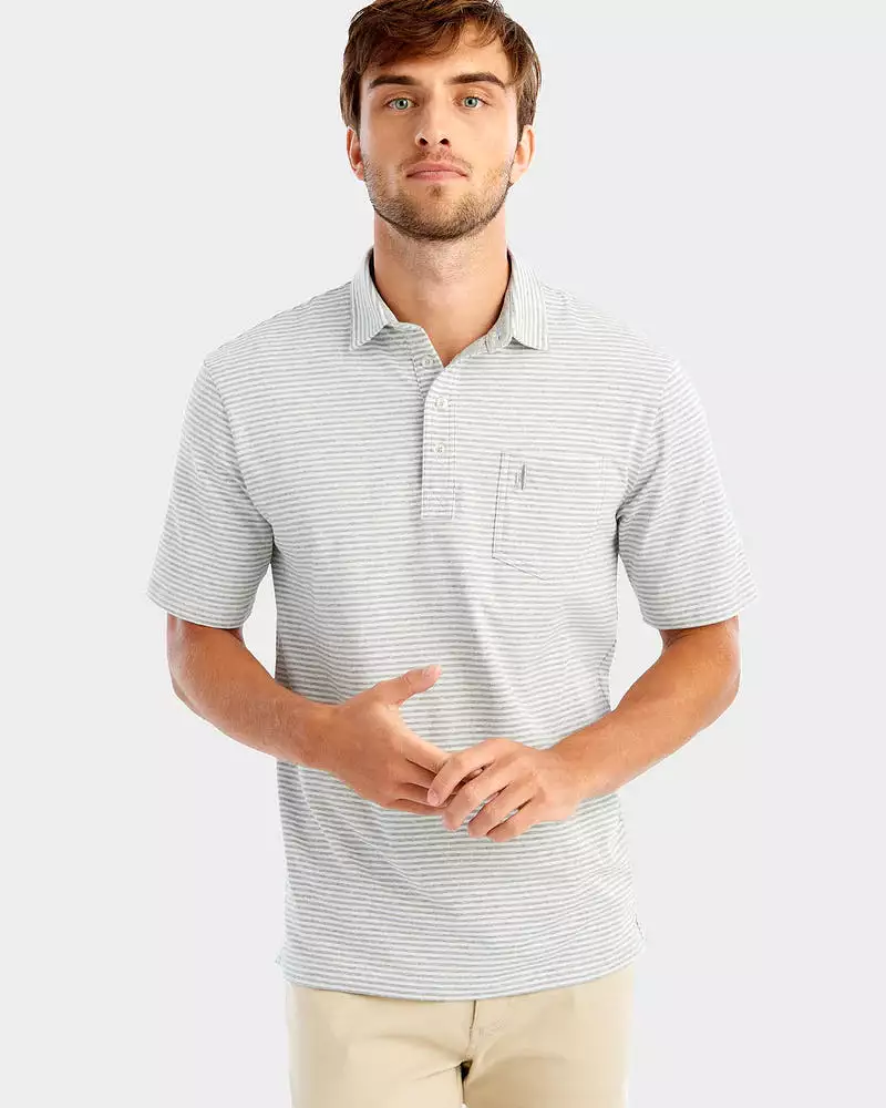 JOHNNIE-O Dante Striped Polo Shirt