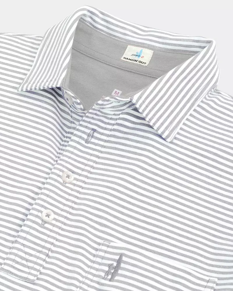 JOHNNIE-O Dante Striped Polo Shirt