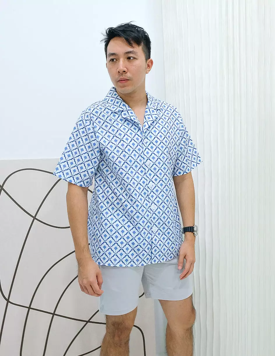 Kai Shirt in Porcelain Tiles