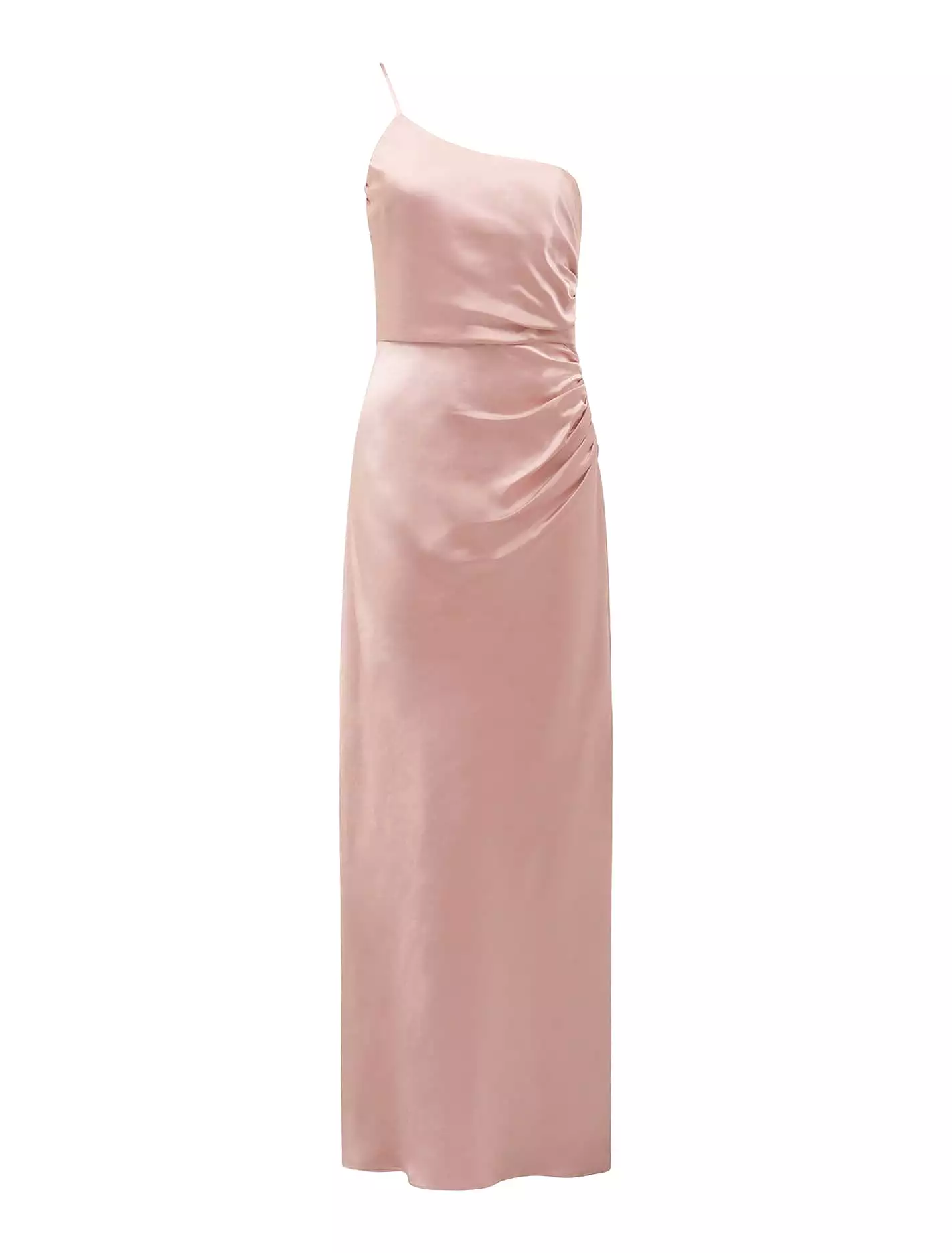 Kelly One Shoulder Satin Maxi Dress